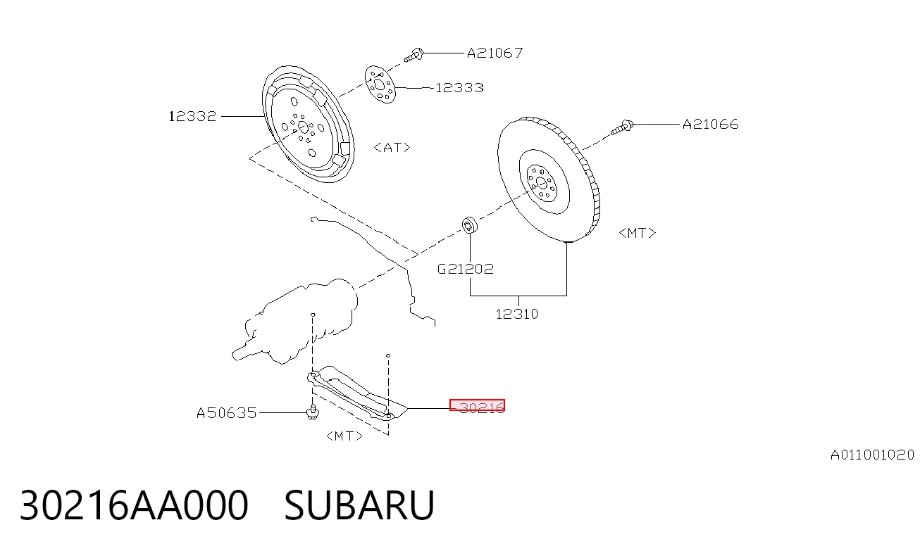 30216AA000 Subaru