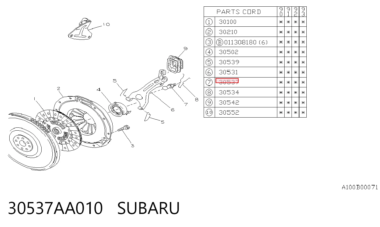 30537AA010 Subaru