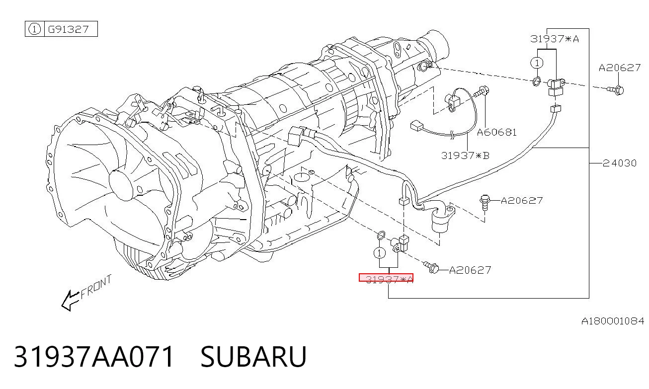  Sensor de velocidade Subaru Forester II SUV (S11, SG) (2002 - 2007) II