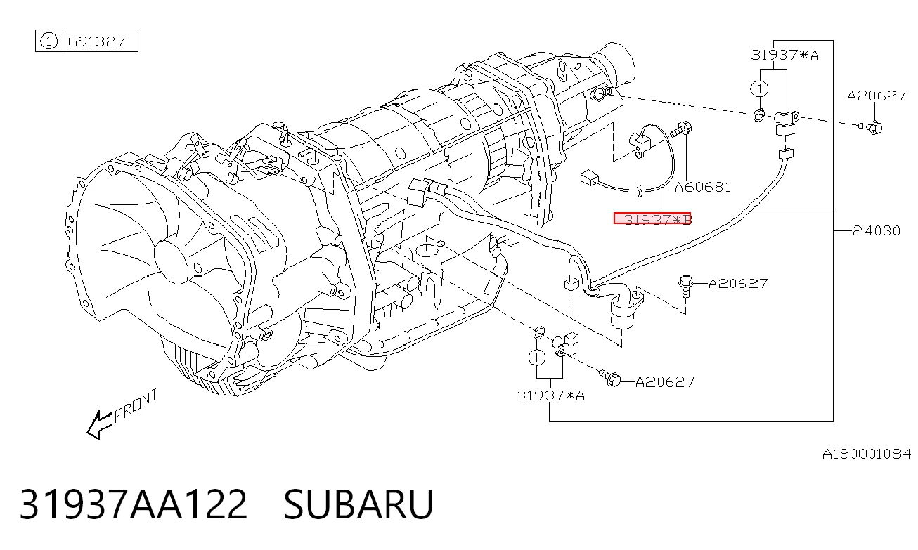 31937AA122 Subaru Sensor de velocidade