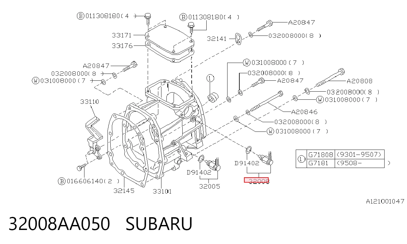 32008AA050 Subaru
