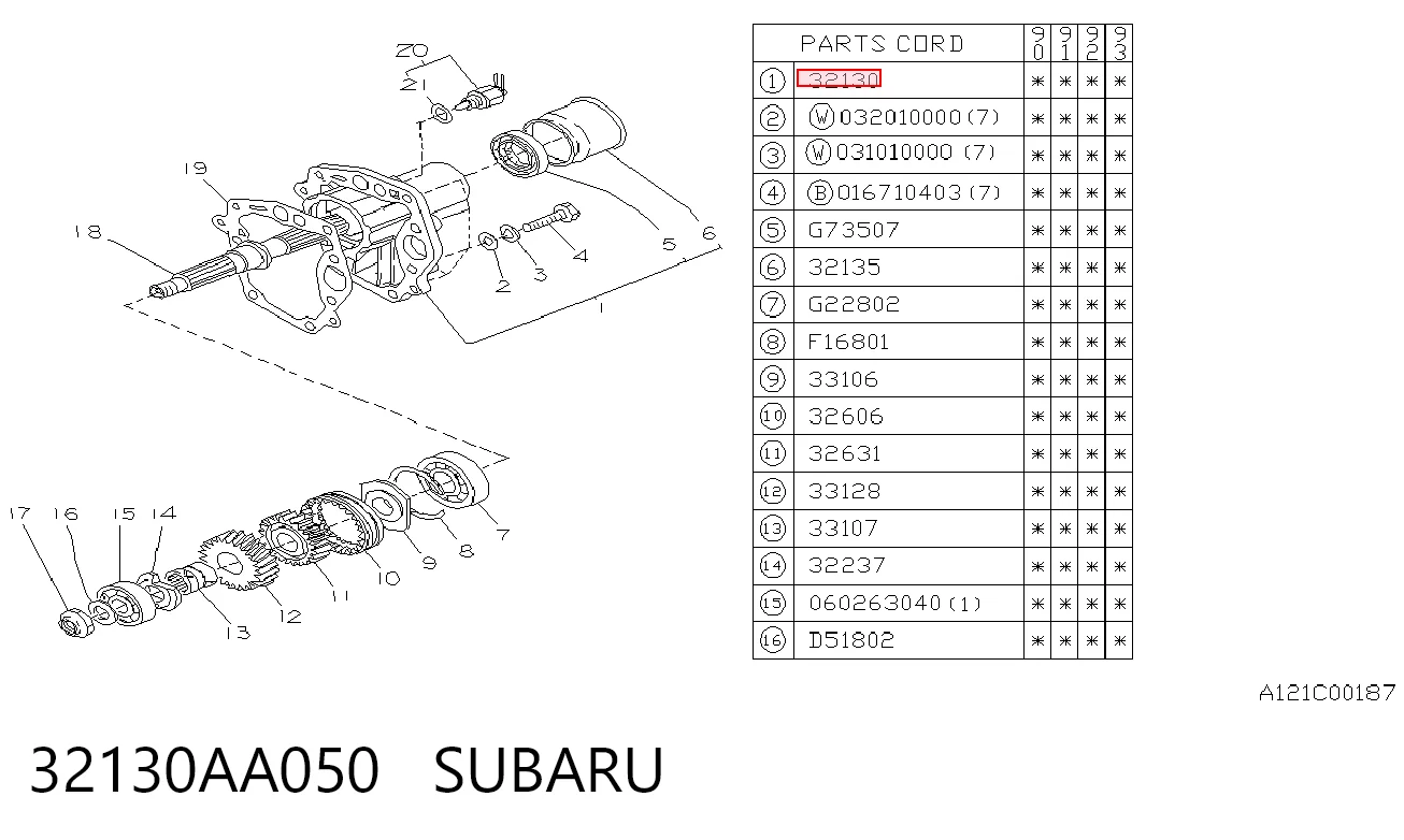 32130AA050 Subaru