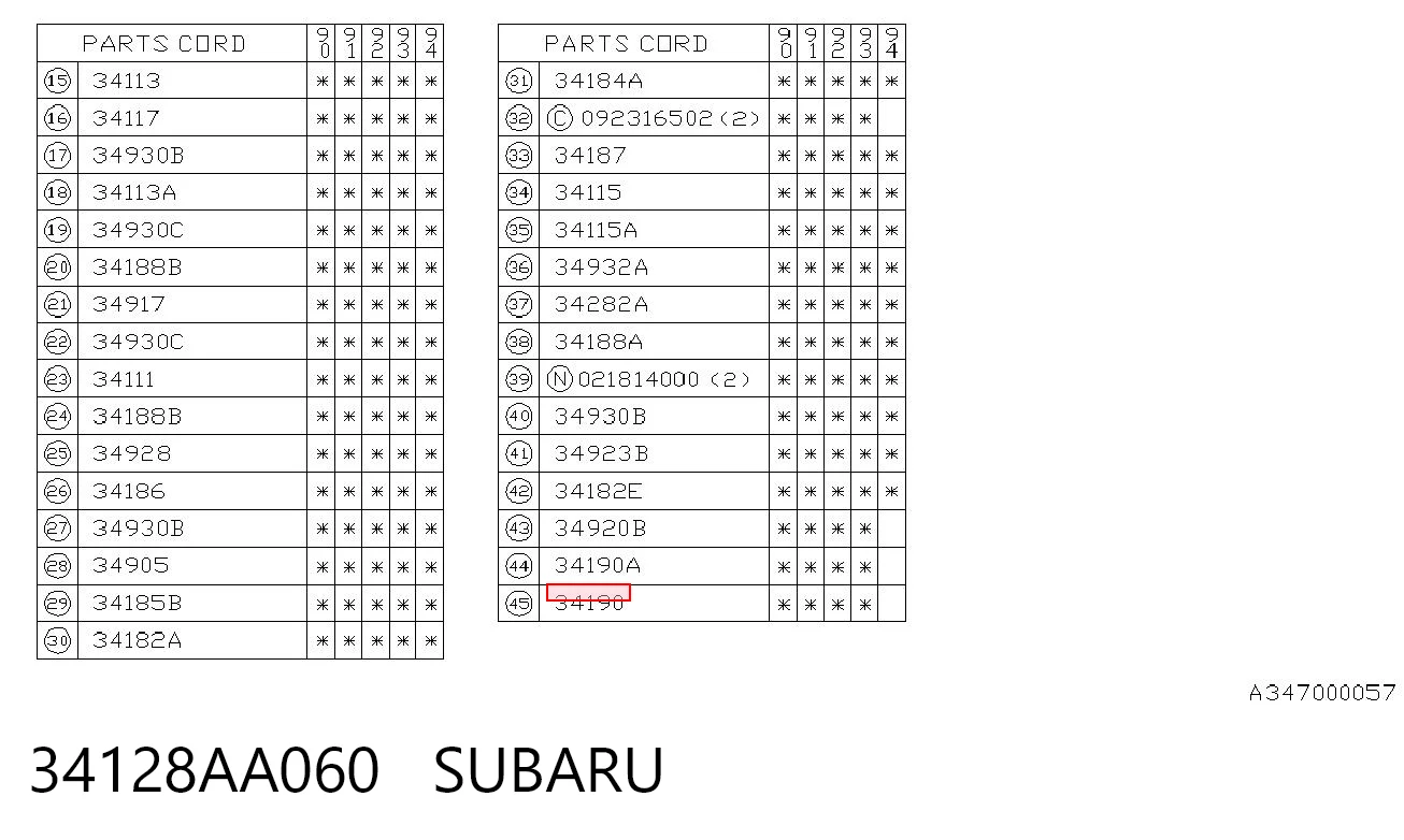 Kit de reparação da cremalheira da direção (do mecanismo), (kit de vedantes) para Subaru Forester I S10, SF