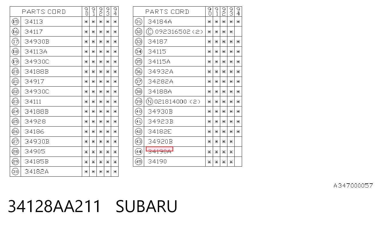 Kit de reparação da cremalheira da direção (do mecanismo), (kit de vedantes) para Subaru Forester S10, SF