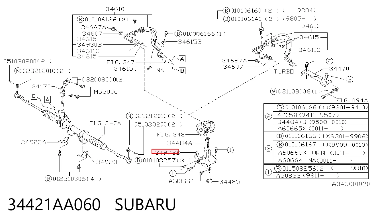 34421AA060 Subaru