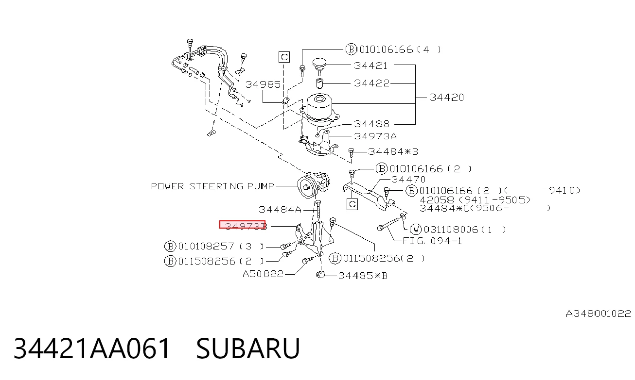 34421AA061 Subaru
