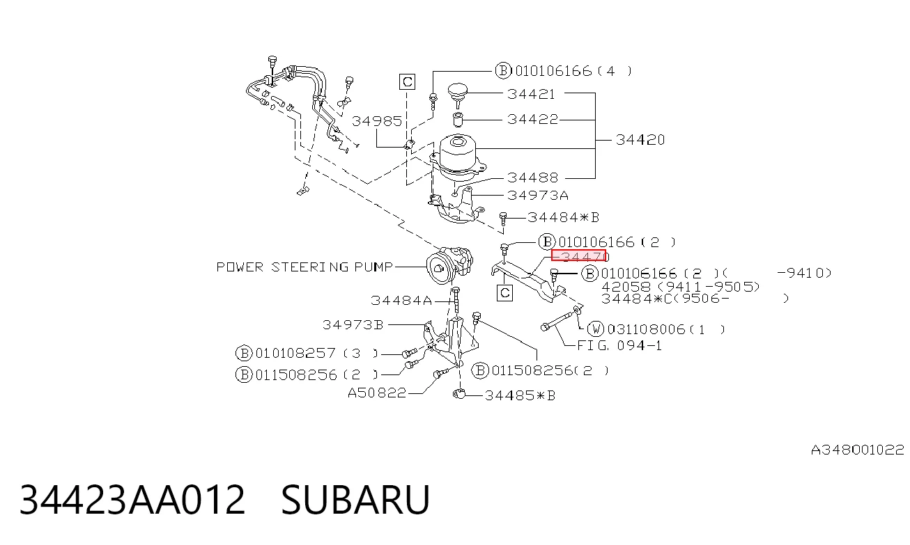 34423AA012 Subaru