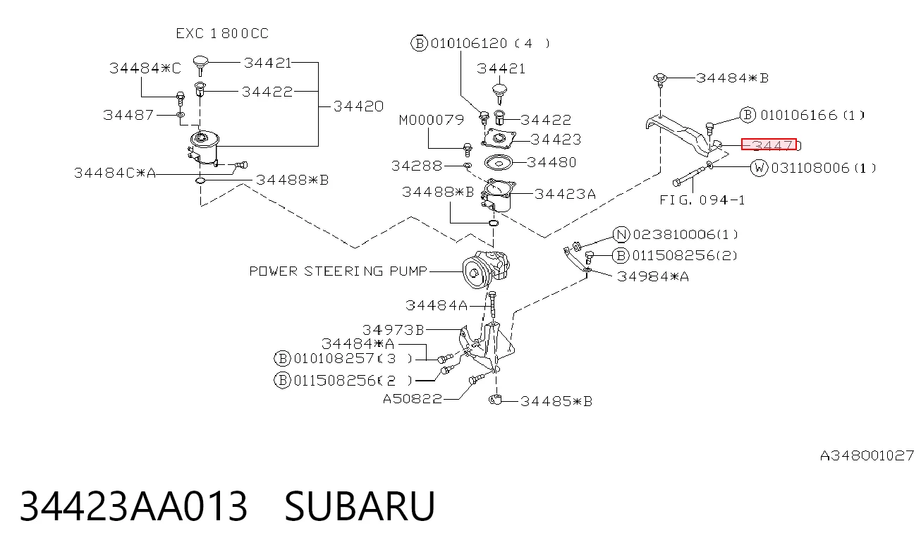 34423AA013 Subaru