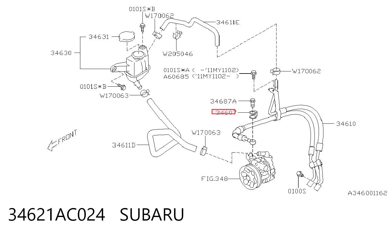 34621AC024 Subaru