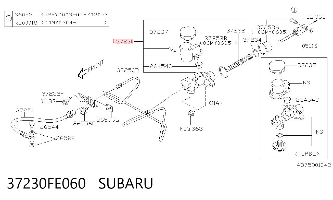 37230FE060 Subaru