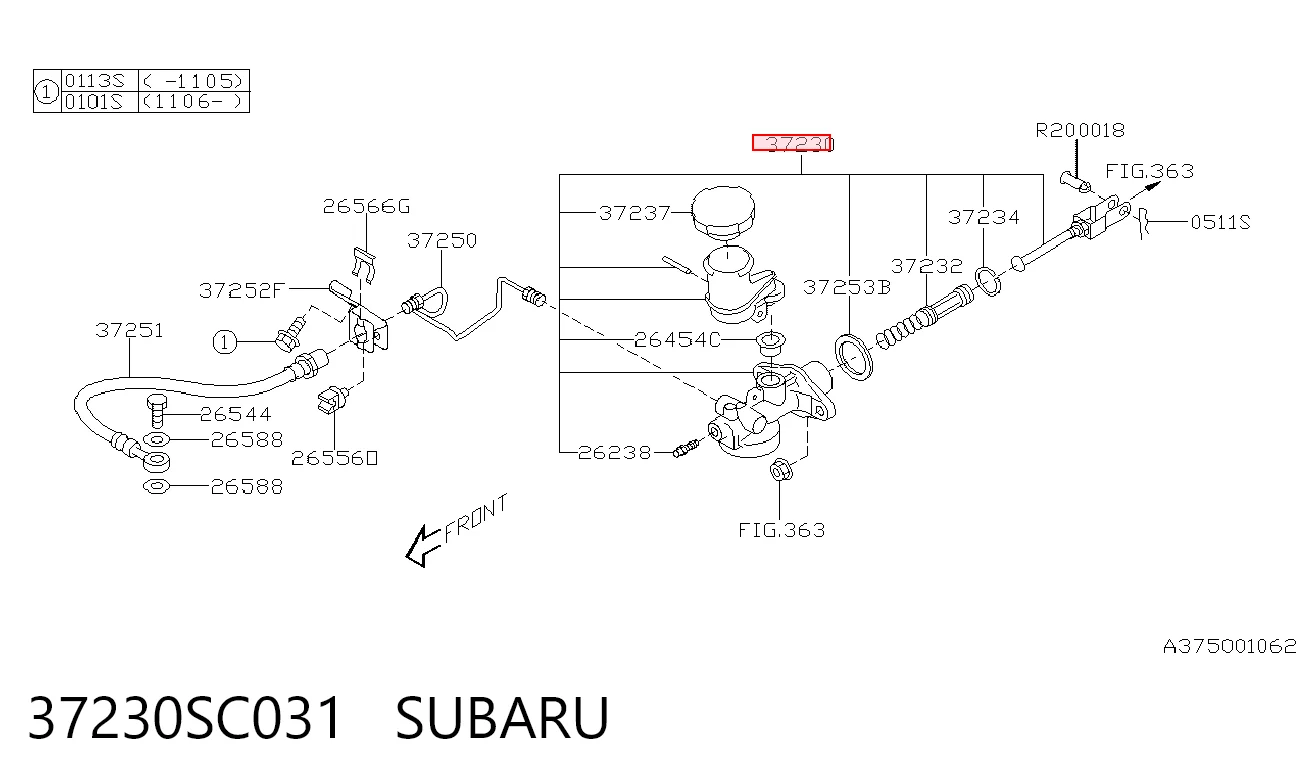 37230SC031 Subaru