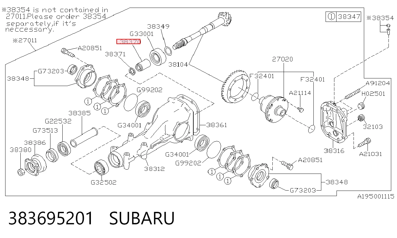 383695201 Subaru