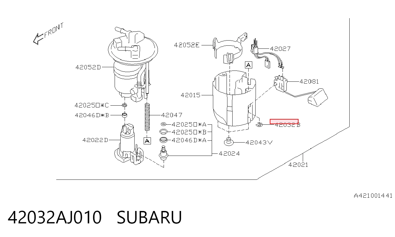 42032AJ010 Subaru