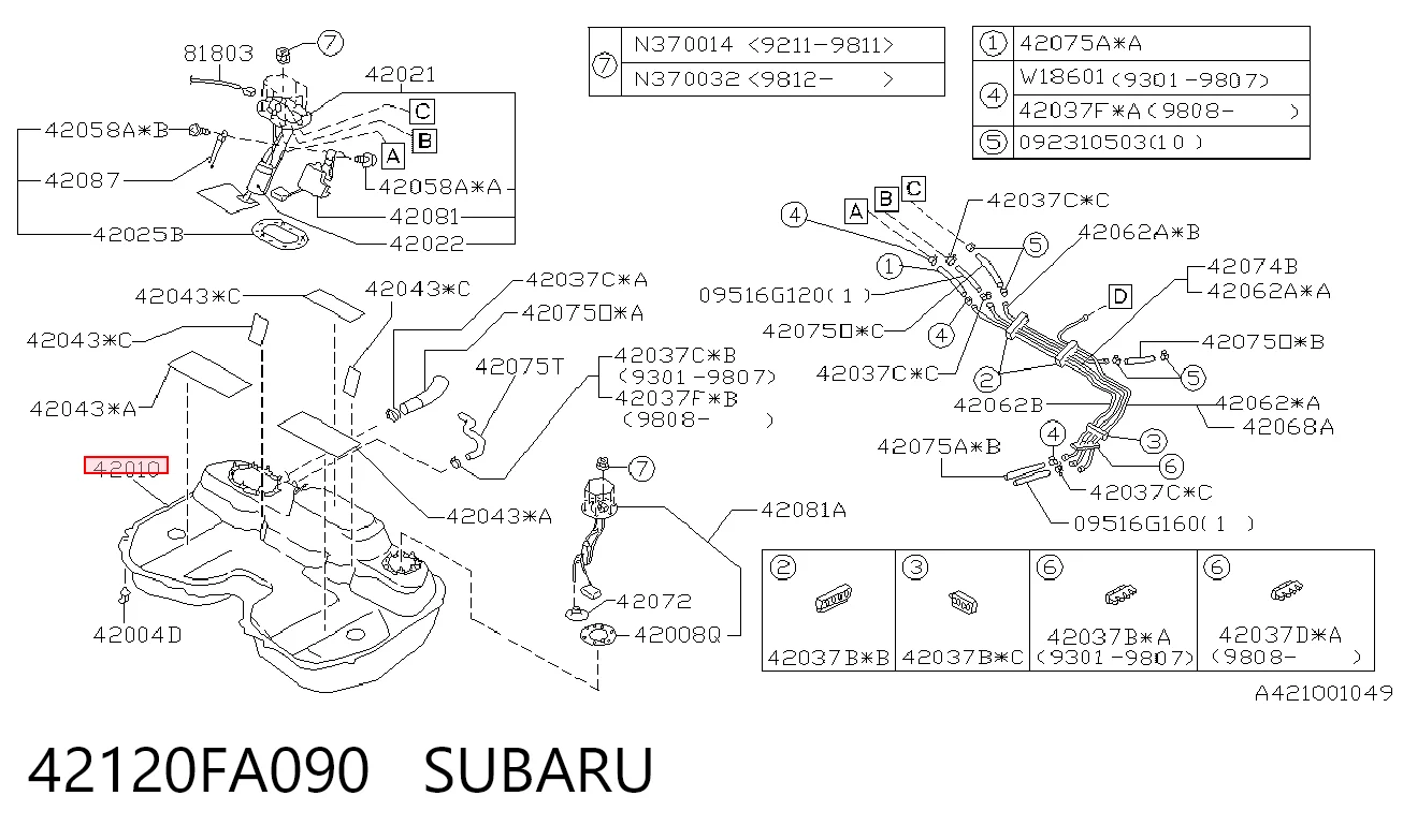 42120FA090 Subaru