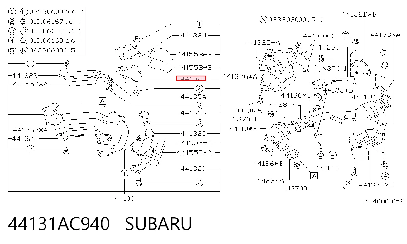 44131AC940 Subaru