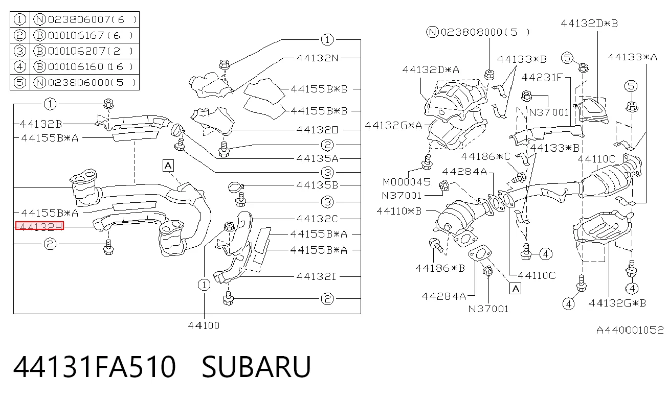 44131FA510 Subaru