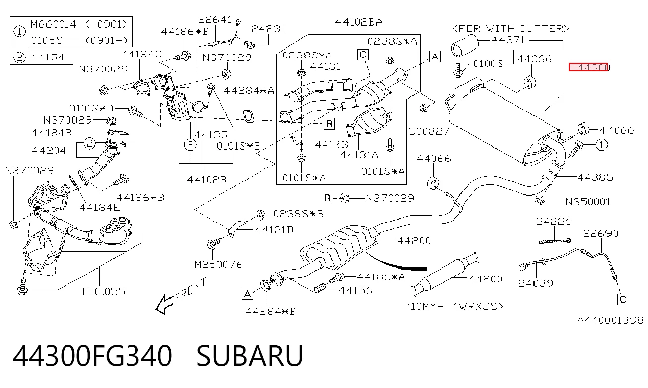 44300FG340 Subaru