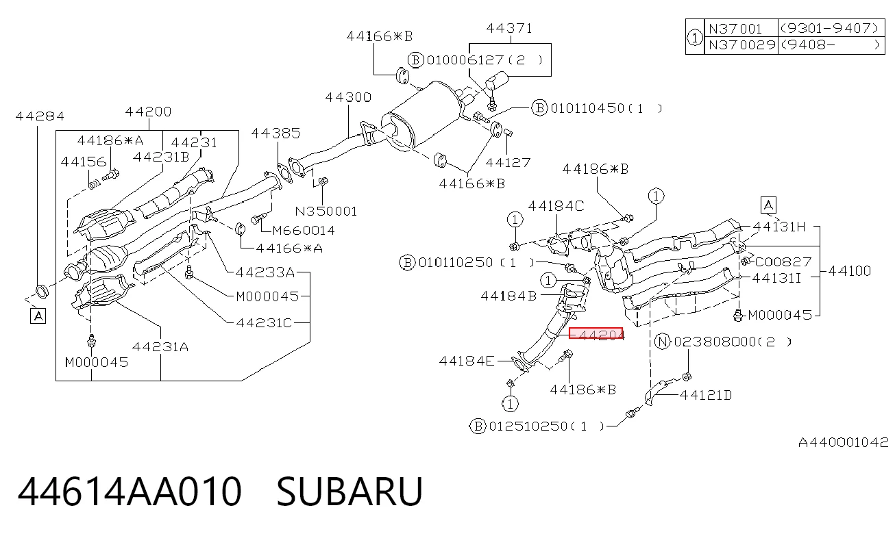 44614AA010 Subaru