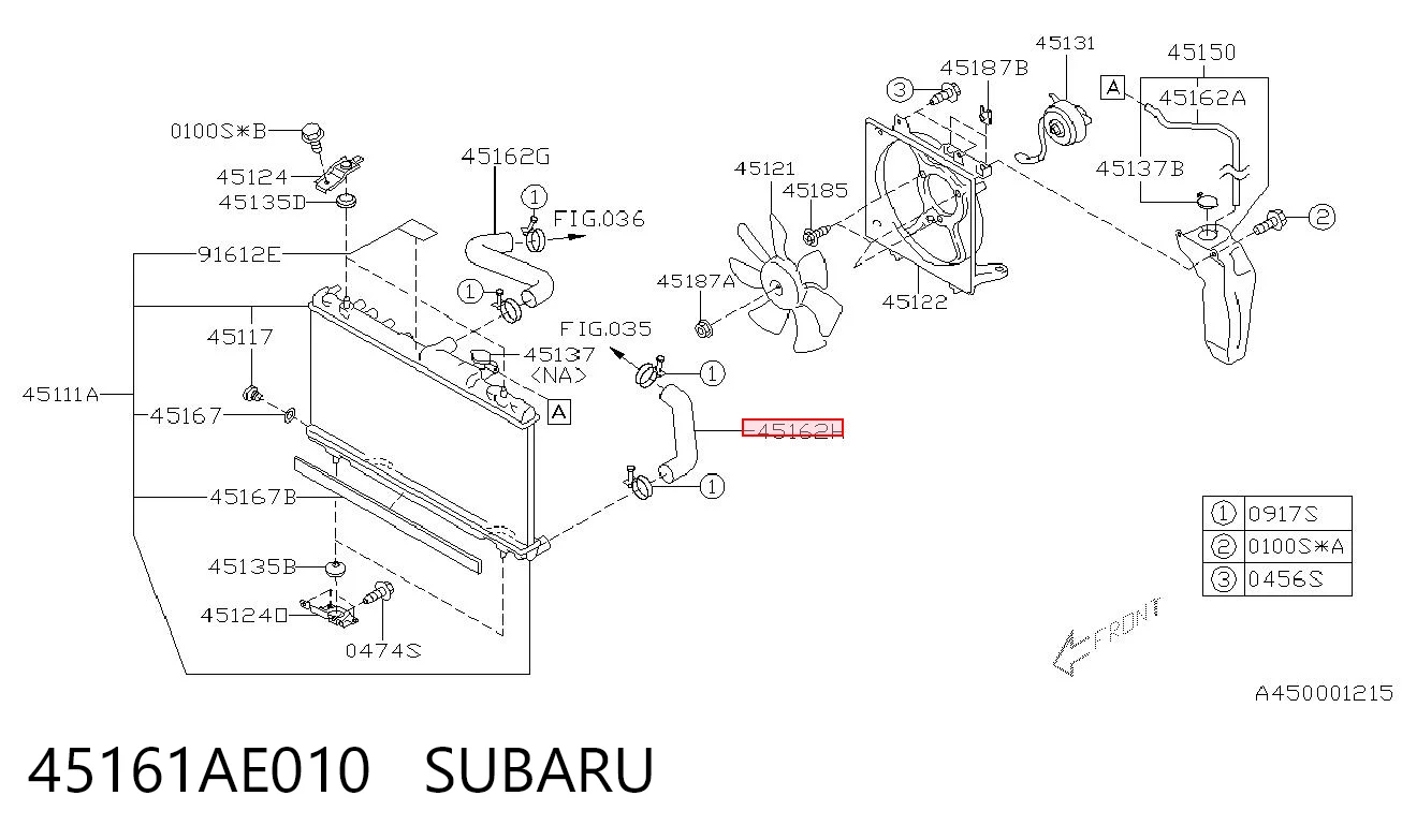 45161AE010 Subaru 