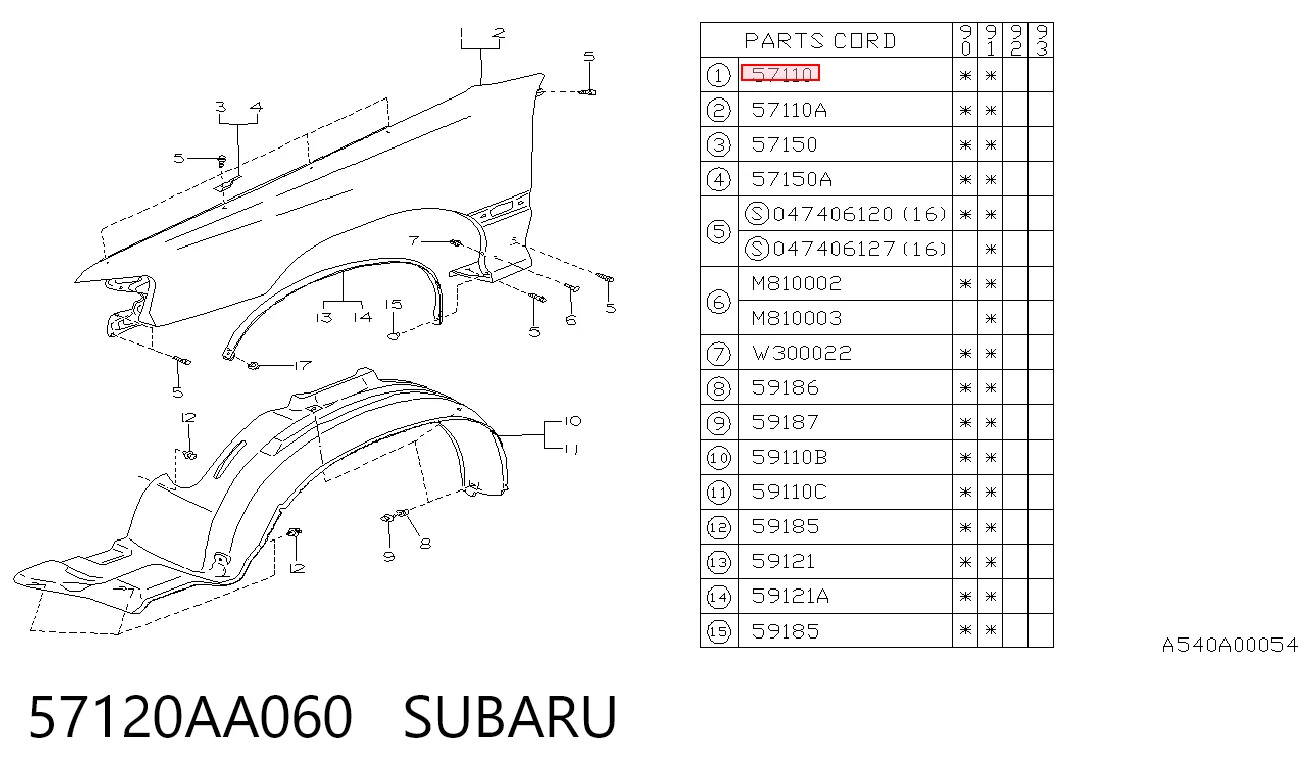  Subaru Legacy I (1989-1994)