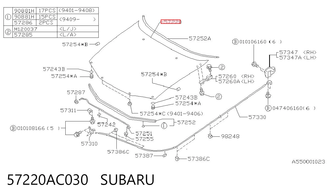  Subaru Legacy II (1994-1999)