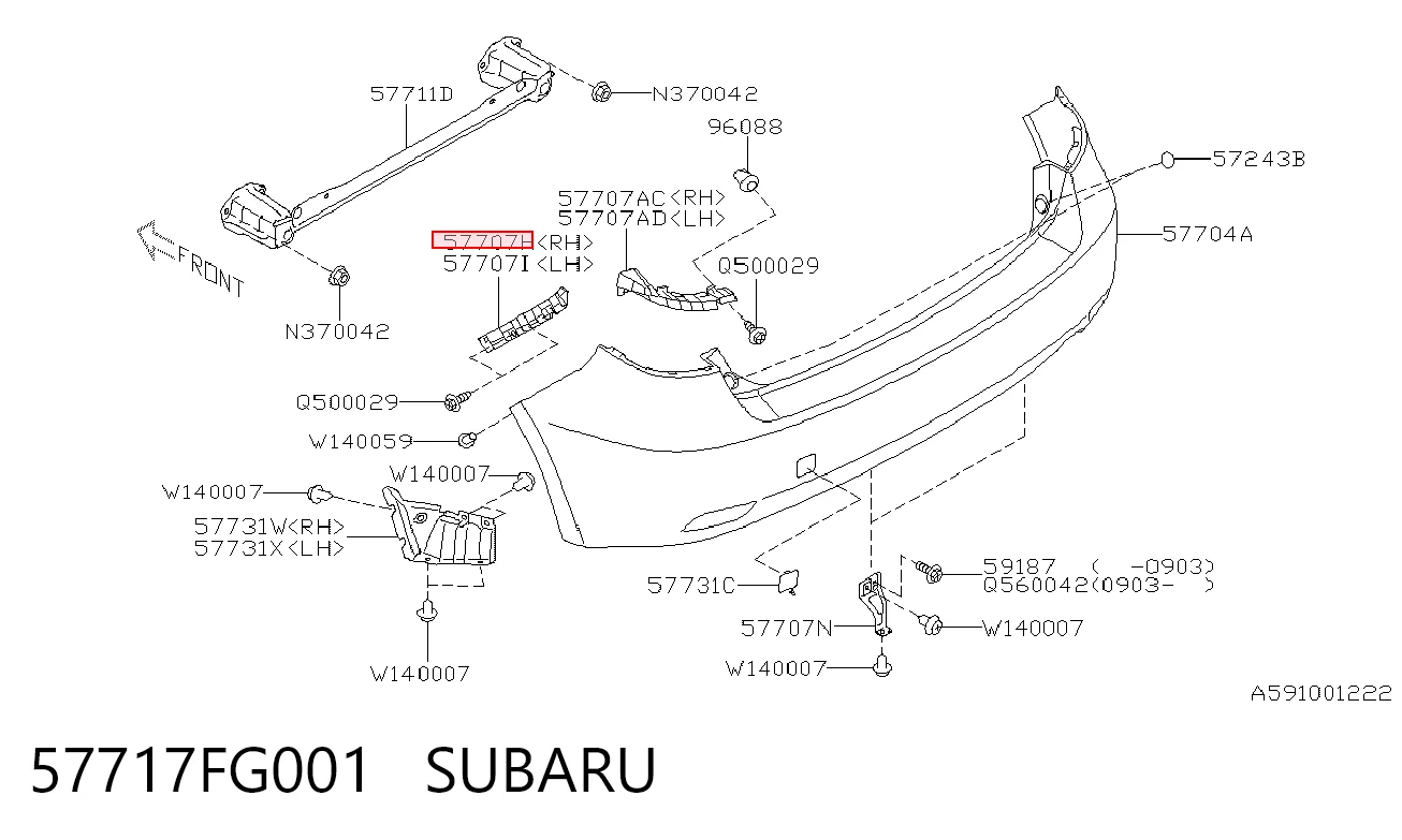 57717FG001 Subaru