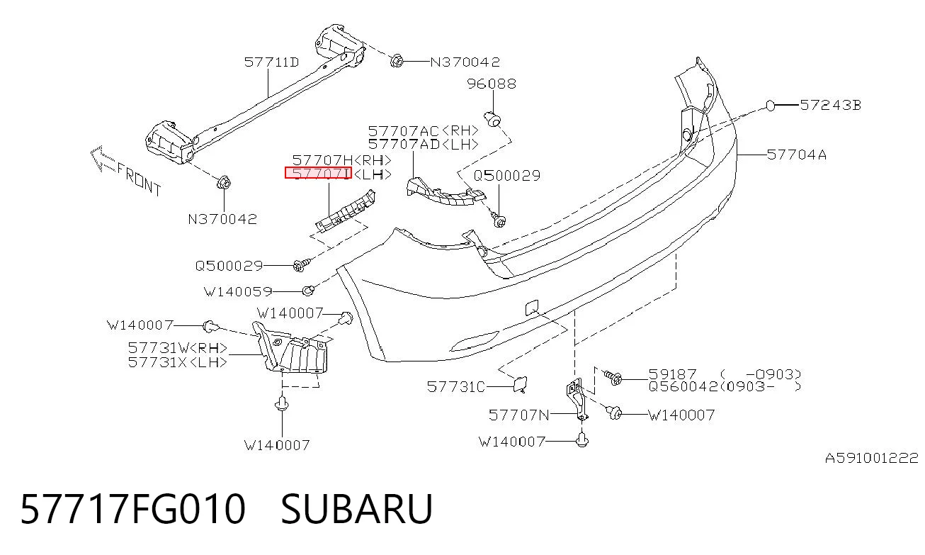 57717FG010 Subaru