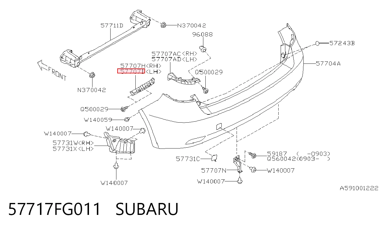 57717FG011 Subaru