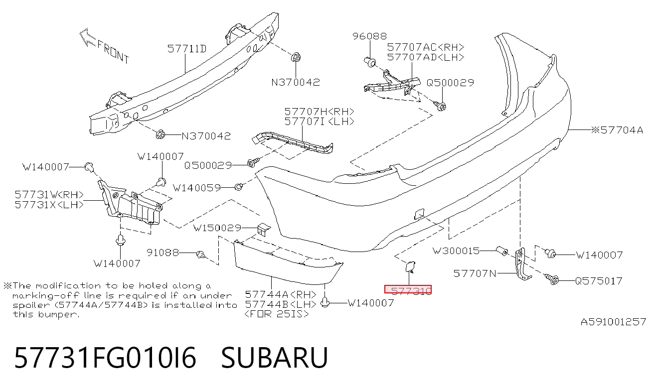 57731FG010I6 Subaru