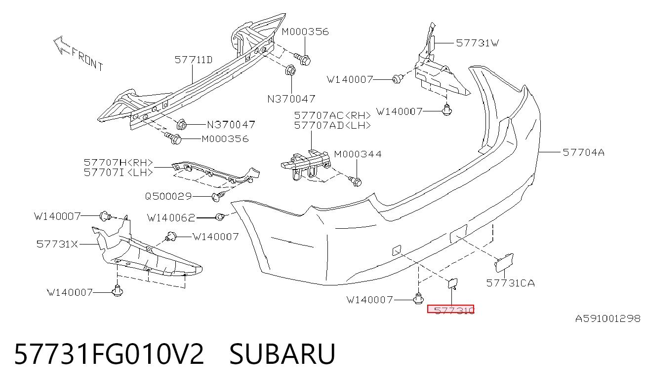 57731FG010V2 Subaru
