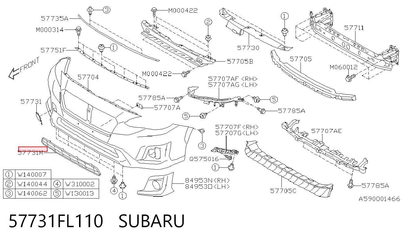 57731FL110 Subaru 