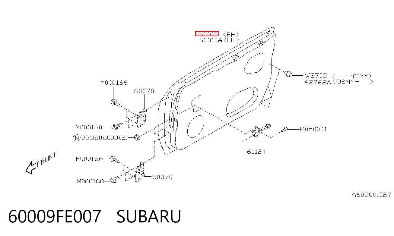 60009FE007 Subaru