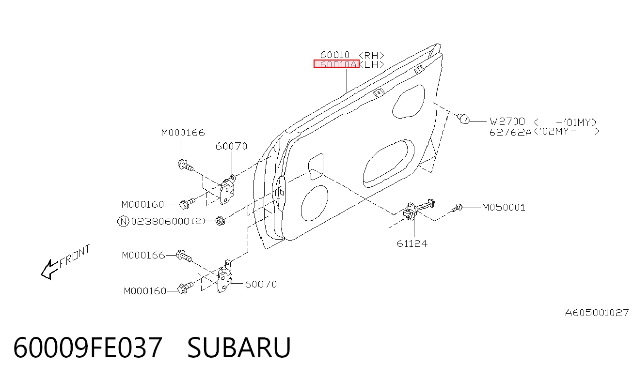 60009FE037 Subaru