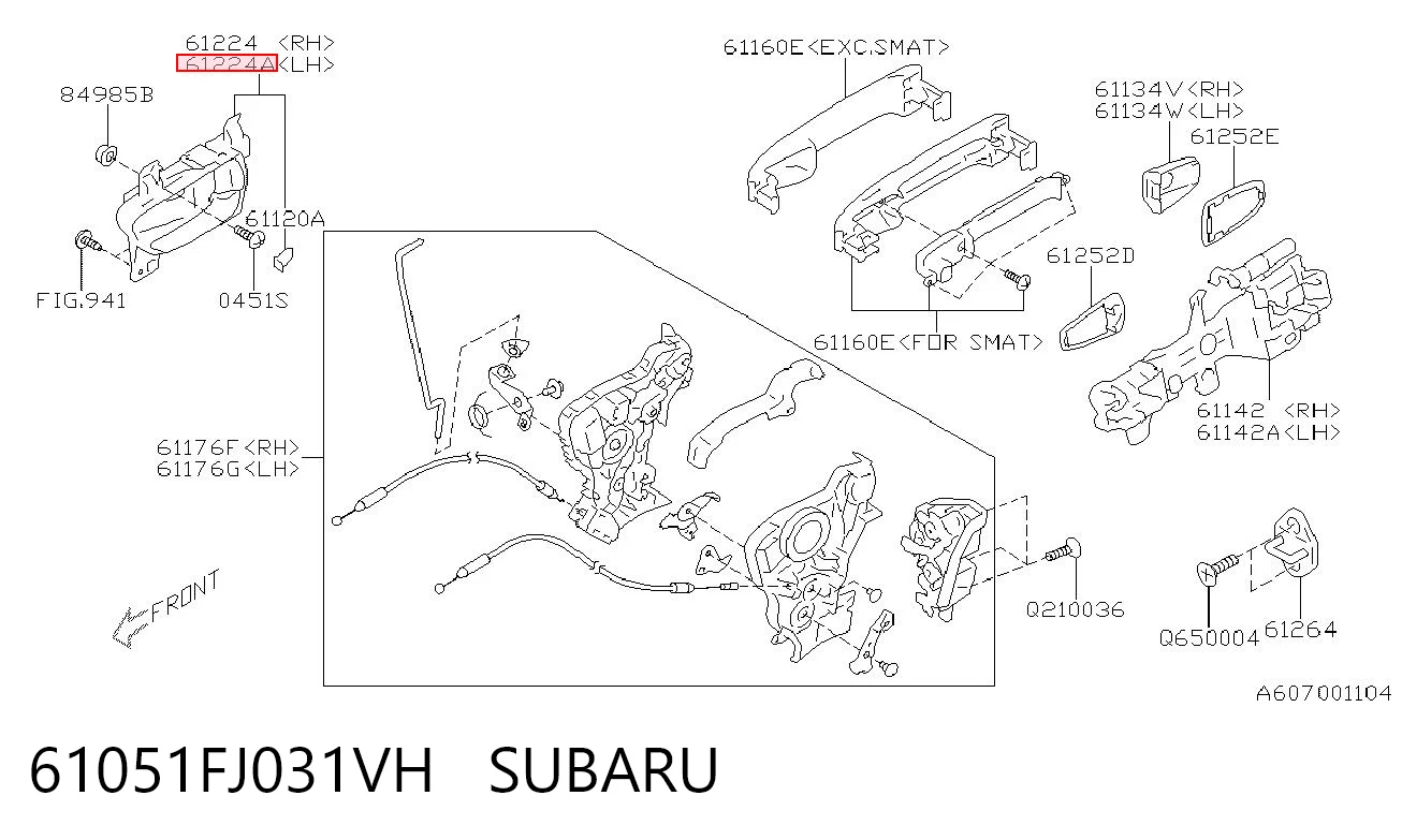 61051FJ031VH Subaru 