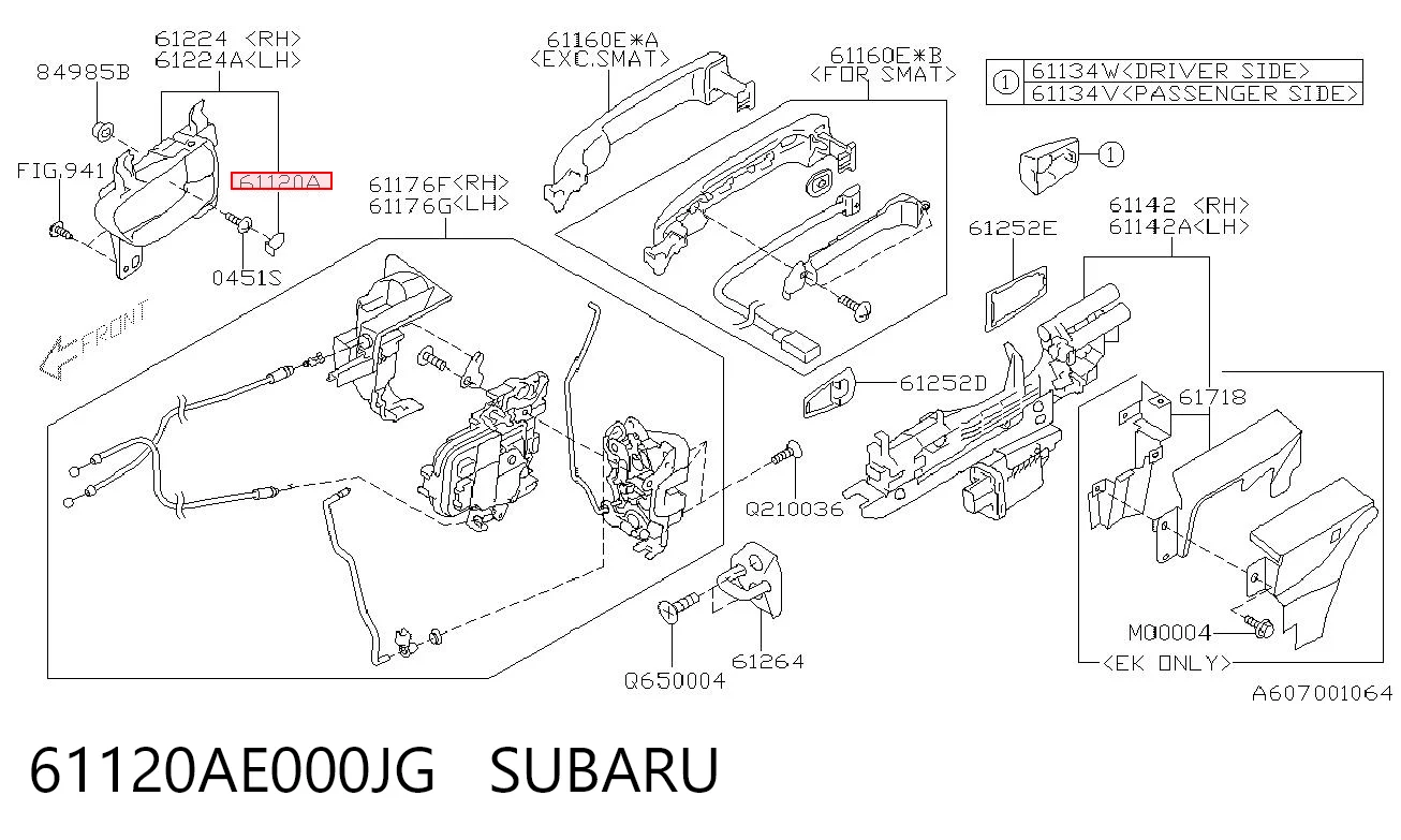 61120AE000JG Subaru 
