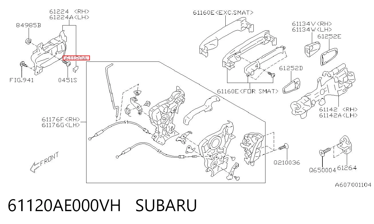 61120AE000VH Subaru 