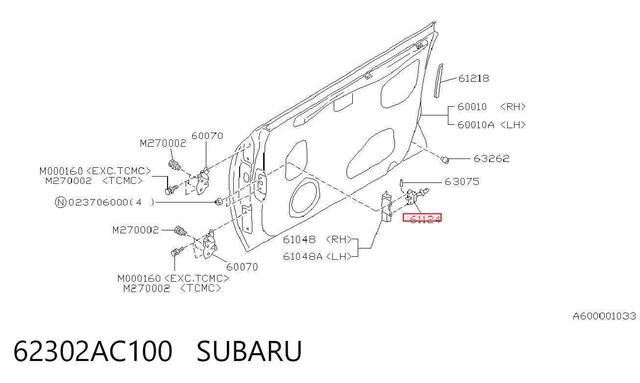 62302AC100 Subaru