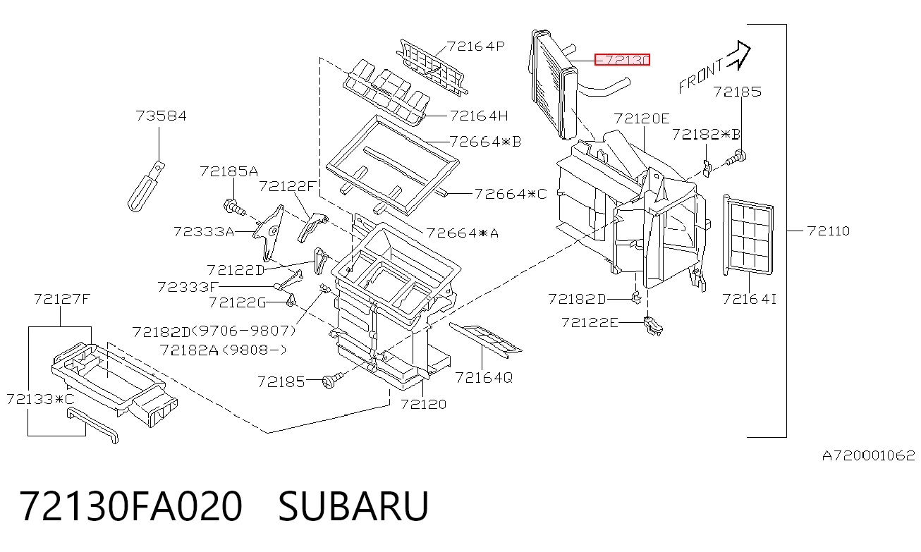 72130FA020 Subaru