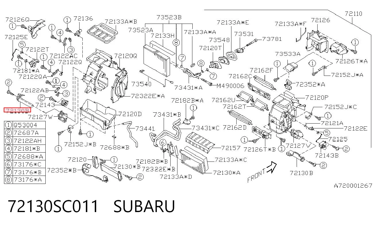 72130SC011 Subaru