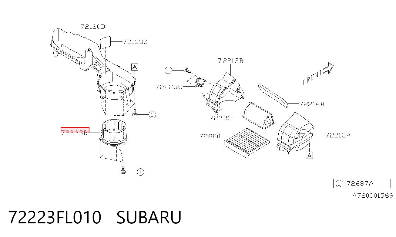 Motor de ventilador de forno (de aquecedor de salão) Subaru Forester preço, a partir de 81,72 USD