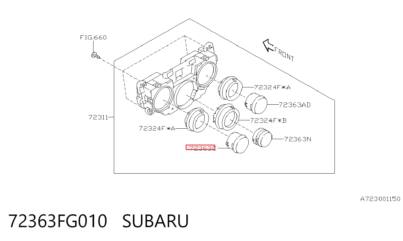 72363FG010 Subaru