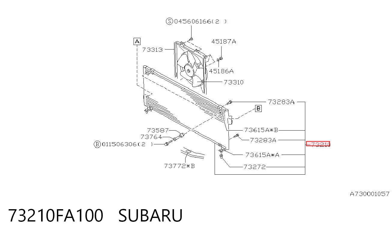 73210FA100 Subaru