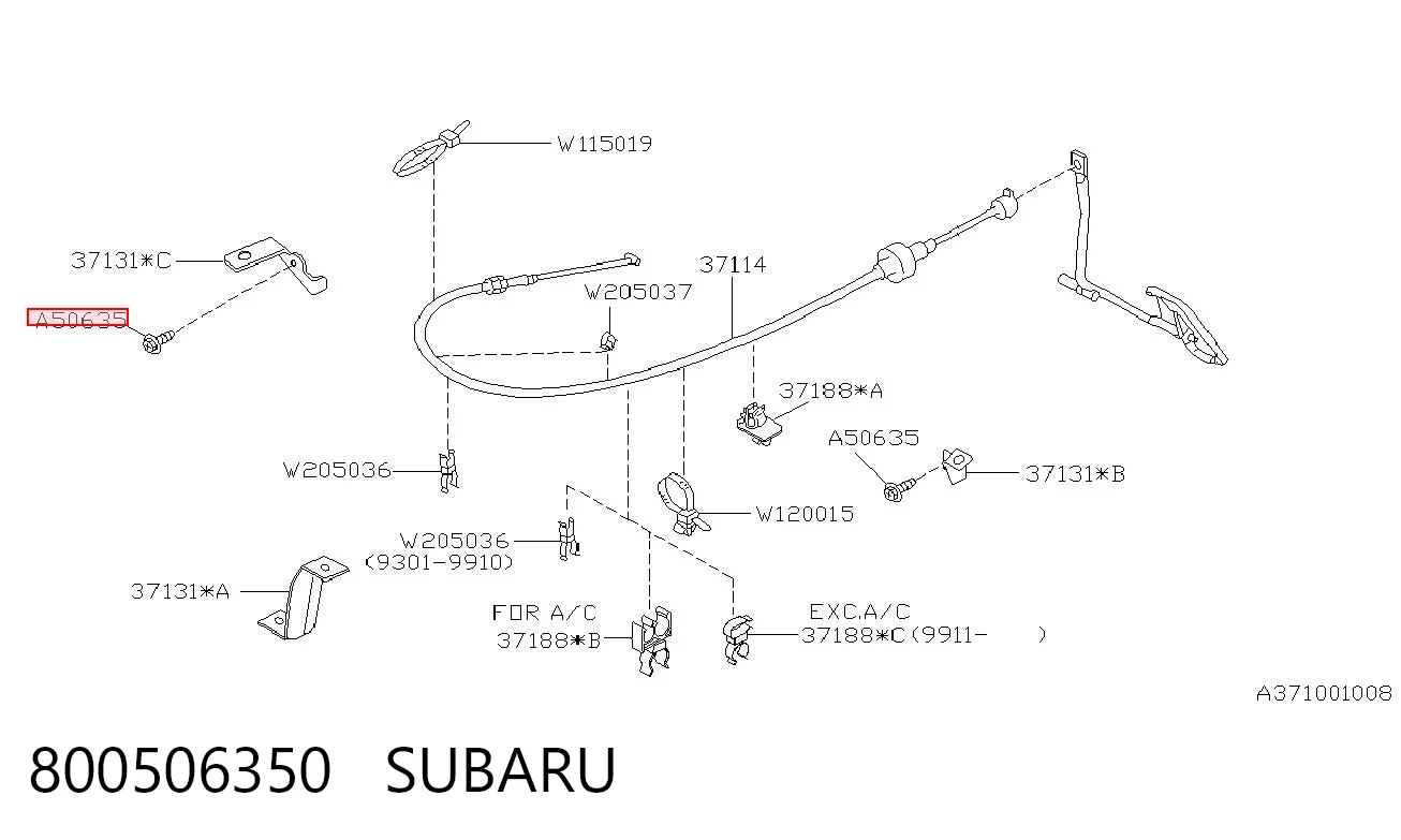 800506350 Subaru 