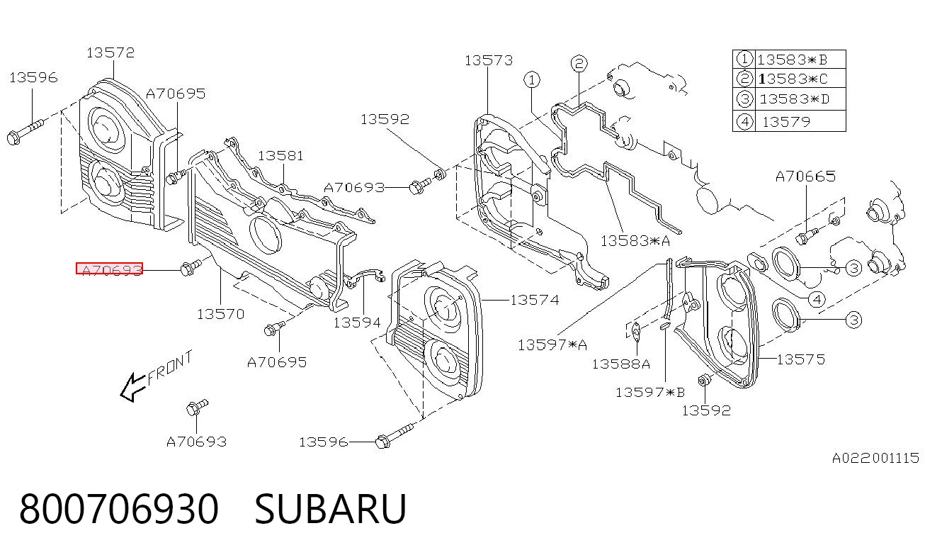 800706930 Subaru 