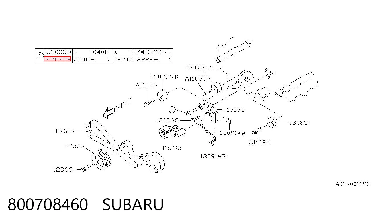 800708460 Subaru