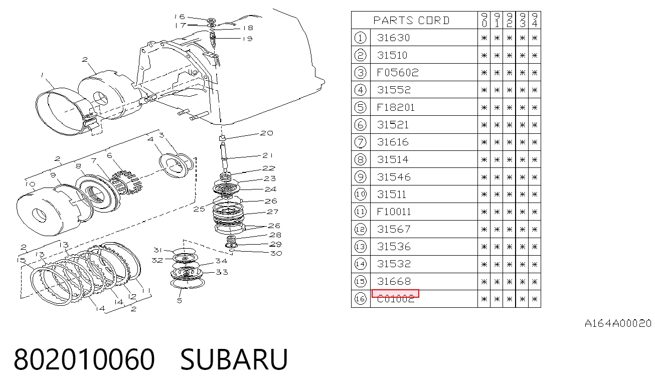 802010060 Subaru