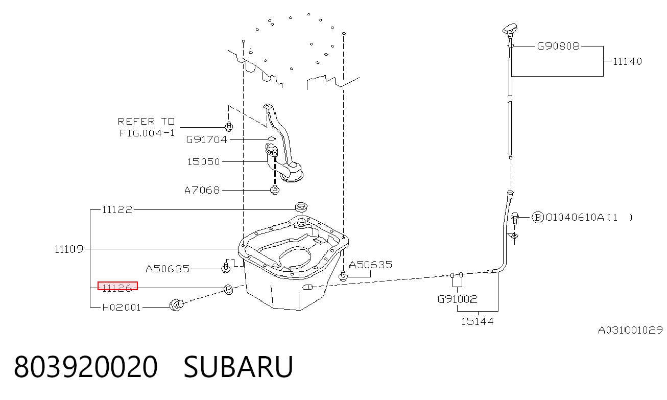 Compre Vedante de rolha de panela de motor Subaru Forester 2