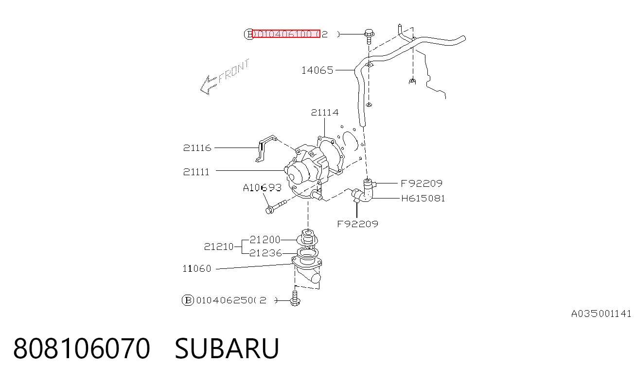 808106070 Subaru