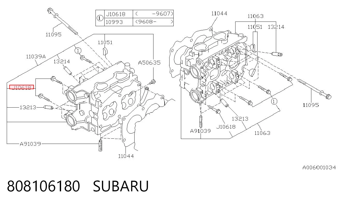 808106180 Subaru 