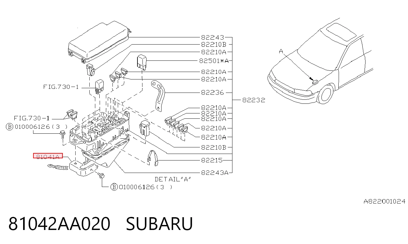 81042AA020 Subaru
